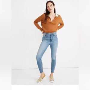 Madewell 10" High-Rise Skinny Jeans : Raw-Hem Edition✨Excellent Condition